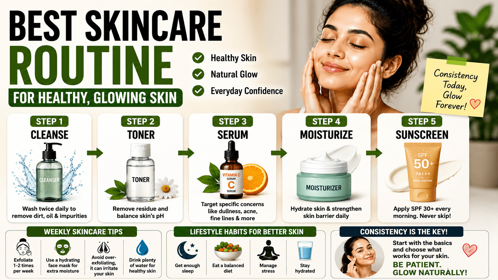 Best Skincare Routine for Healthy, Glowing Skin image
